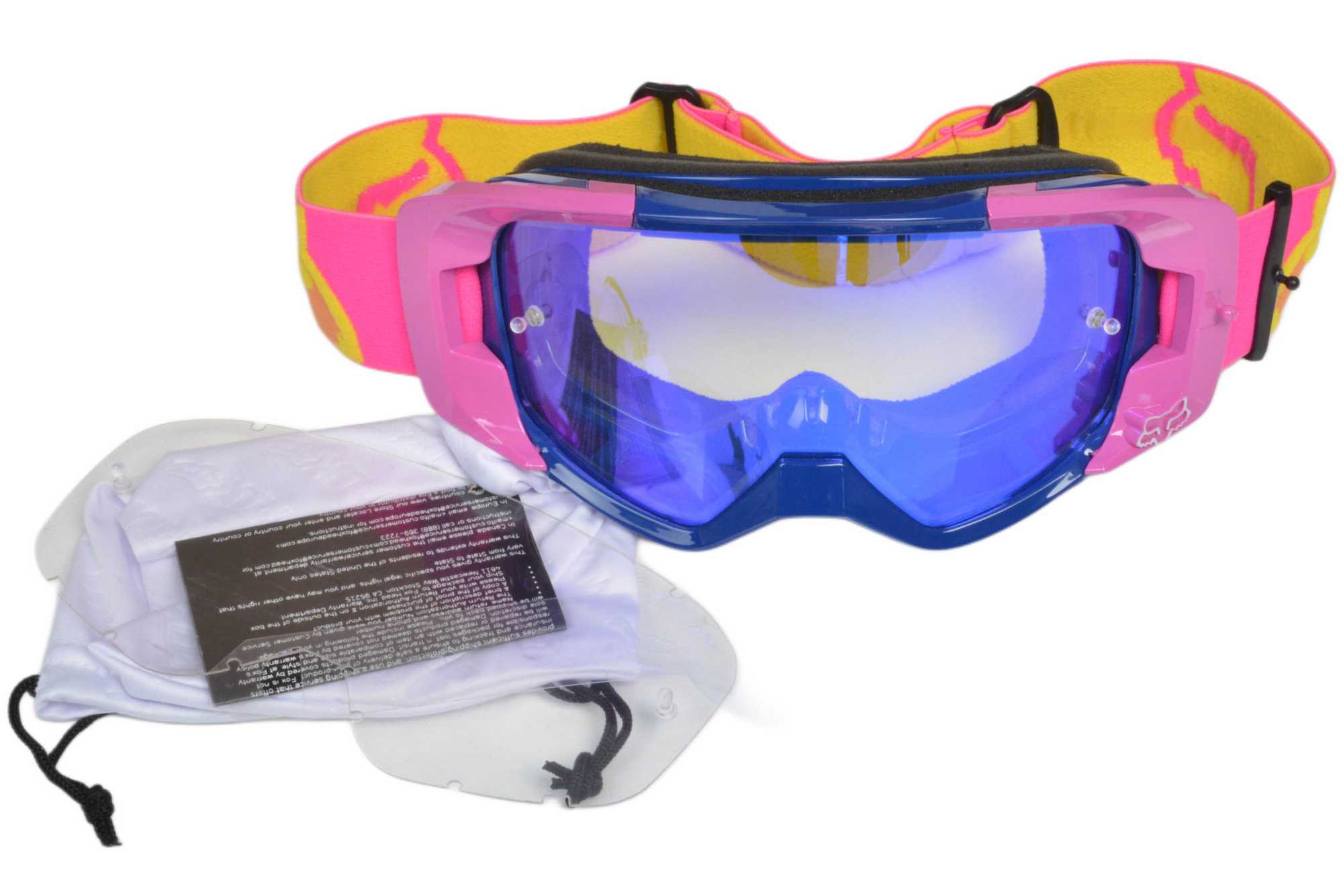 Очки мотокросс FOX №5 Pink