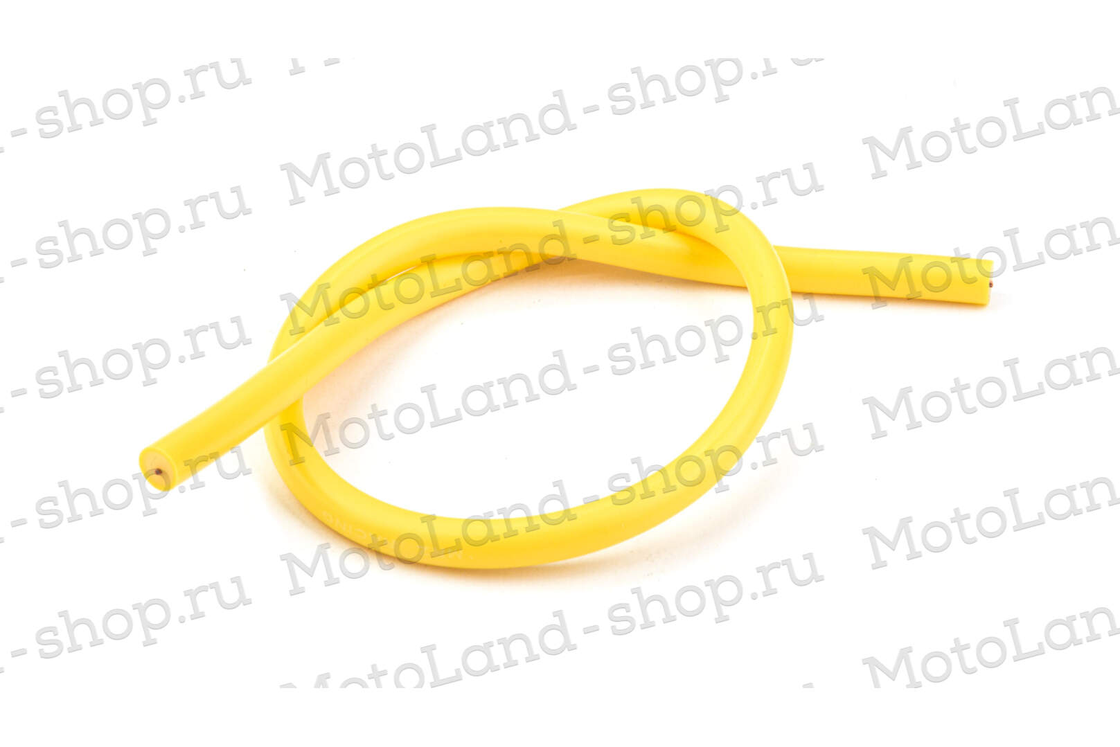 Провод высоковольтный силиконовый (желтый) 450 mm.