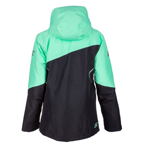 Куртка для снегохода (женская) KLIM ALLURE #4 black-green (текстиль) (S)