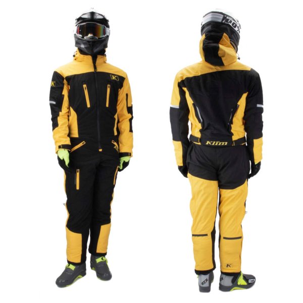 Комбинезон для снегохода KLIM #3 yellow (текстиль) (S)
