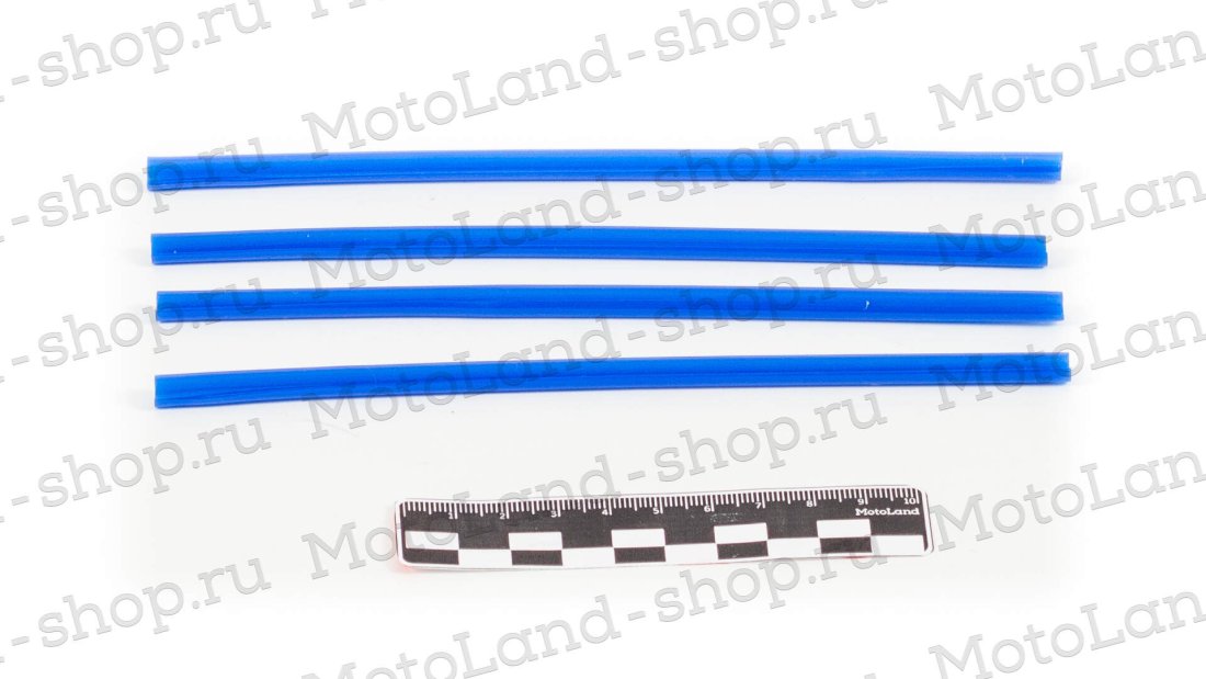Трубки декоративные на спицы 18" (компл) синие