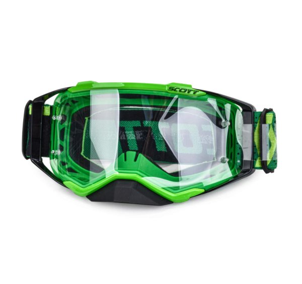 Очки мотокросс SCOTT #3  black/green