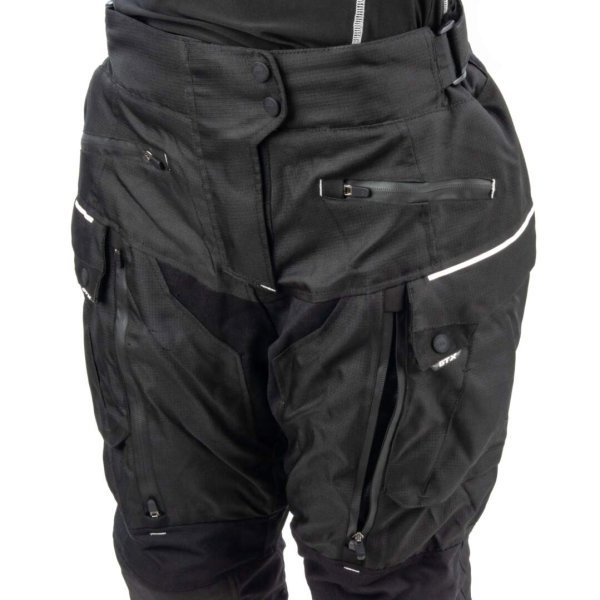 Штаны мотоциклетные (текстиль) женские GTX EJ-3001 BLACK (L)