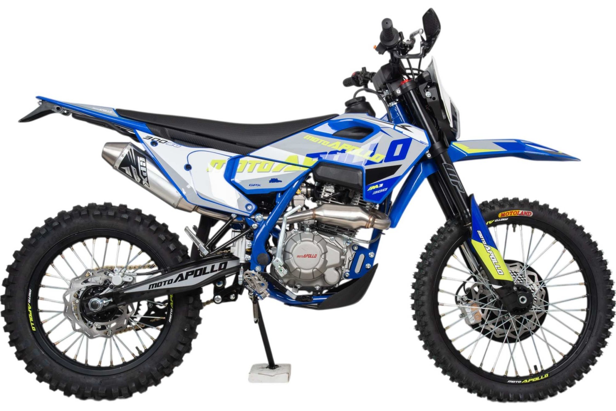 Мотоцикл Кросс Moto Apollo M3 300 (175FMM) синий 2026