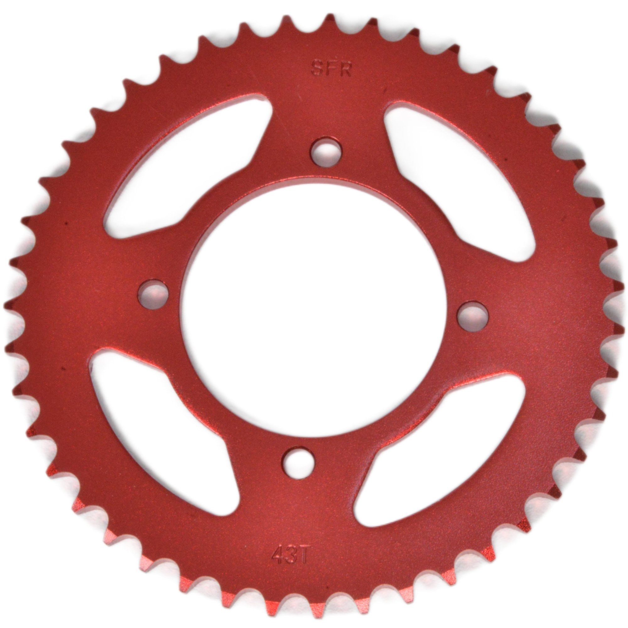 Венец, звезда ведомая (428H-43) SFR PIT BIKE 125-190 4х92х76 красная