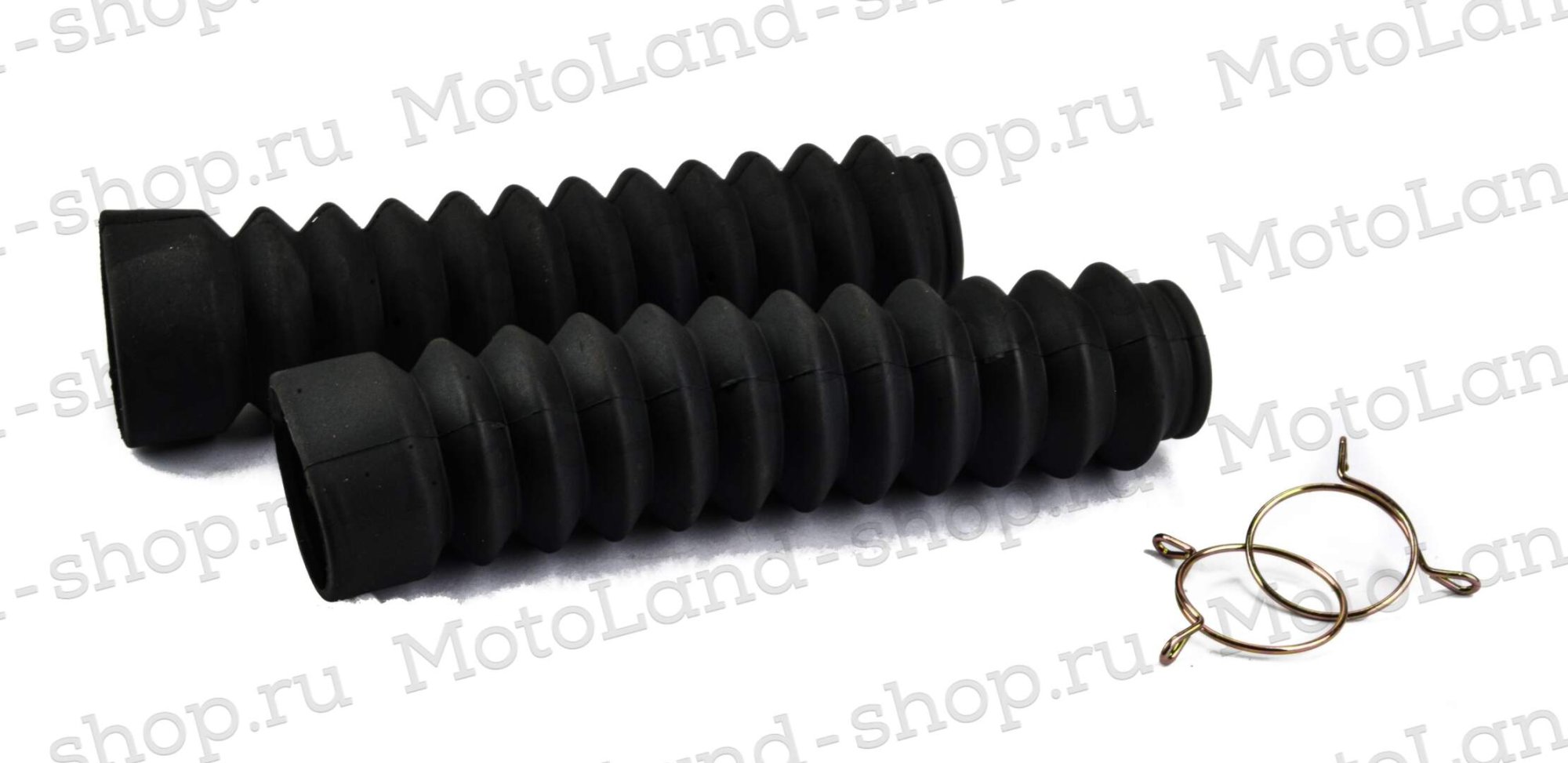 Гофры вилки L=200, d47-32 черные