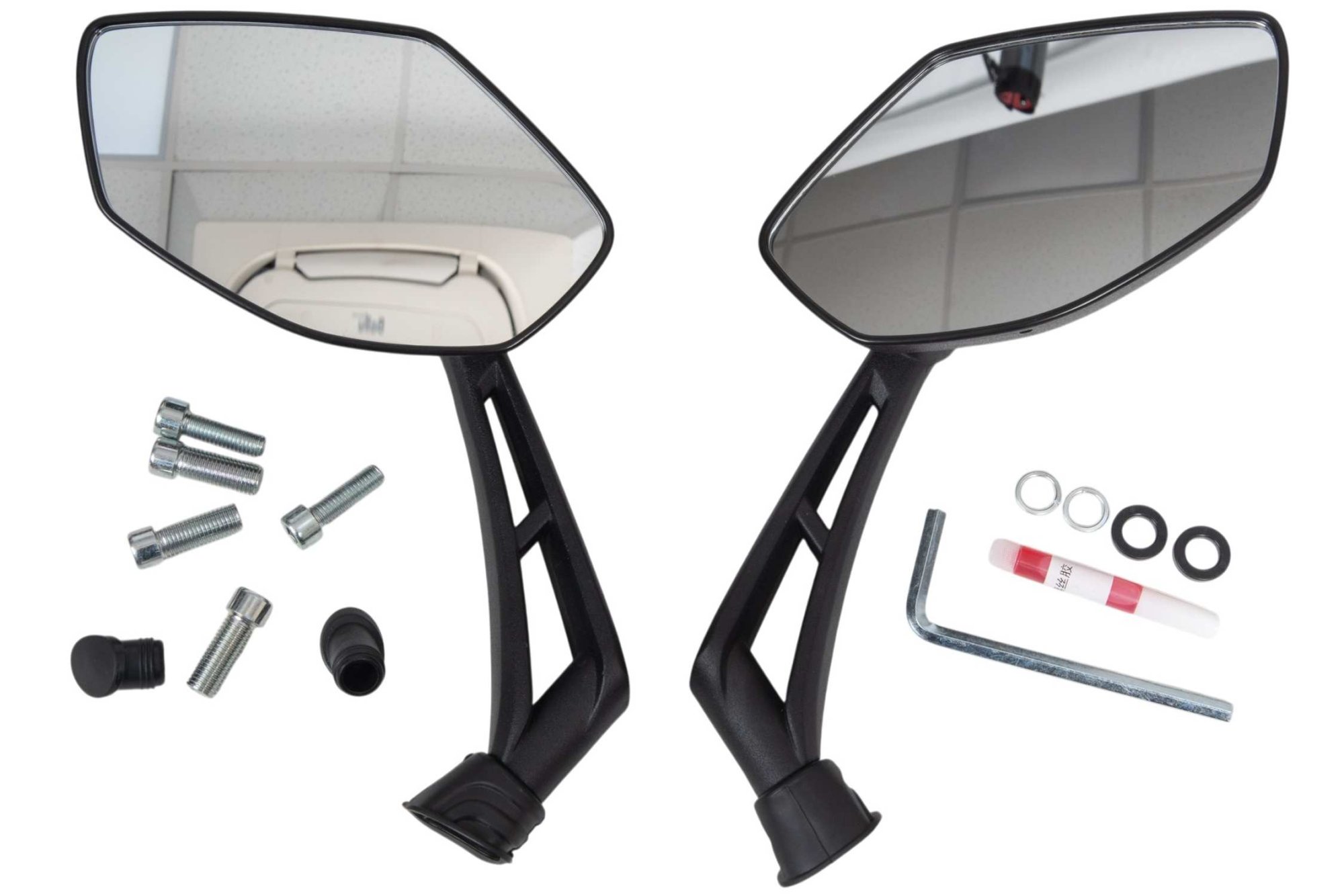 Зеркало d10 mm H3554 (+ переходник на 8мм)