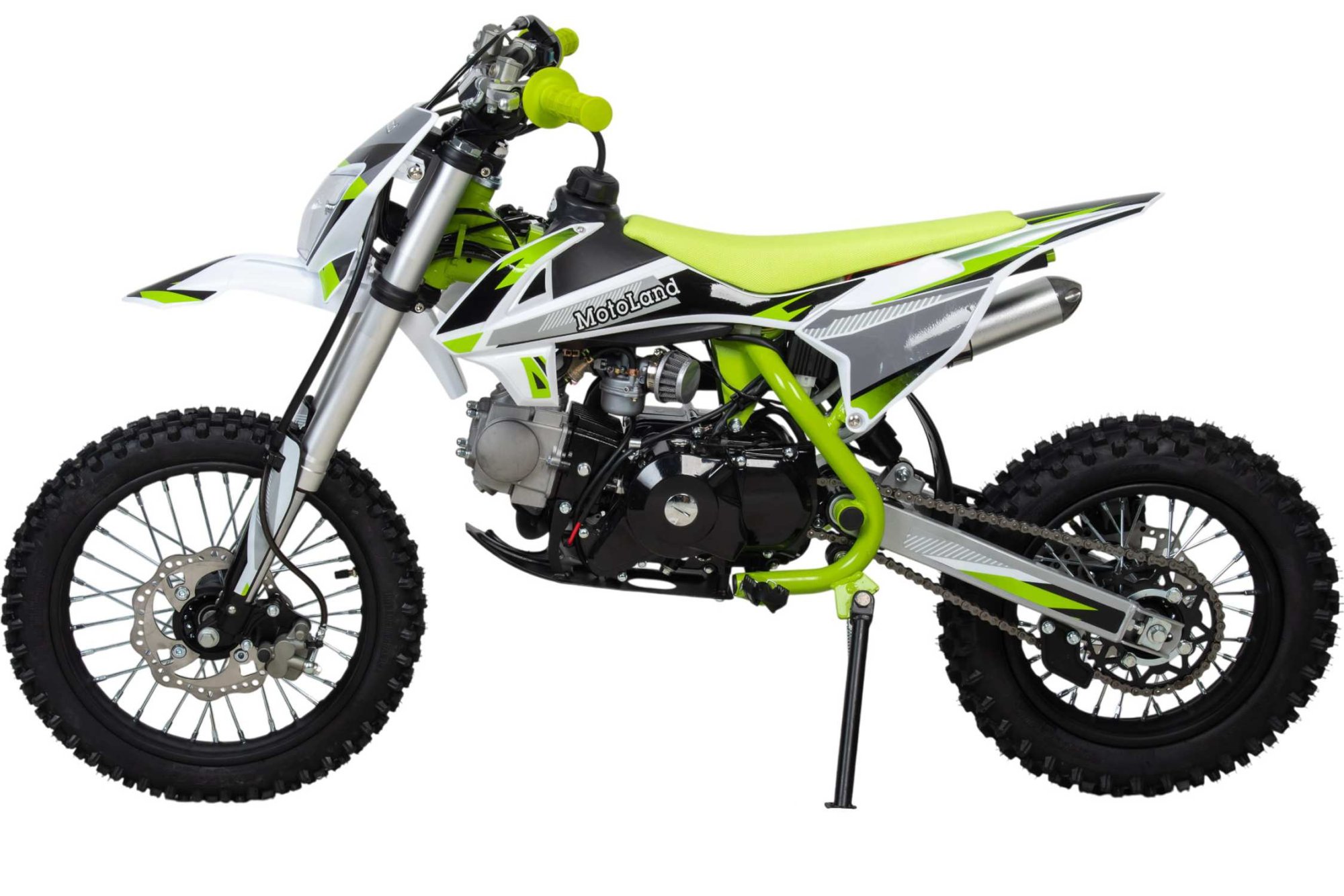 Питбайк Motoland 125 SX 125 E 14/12  зеленый