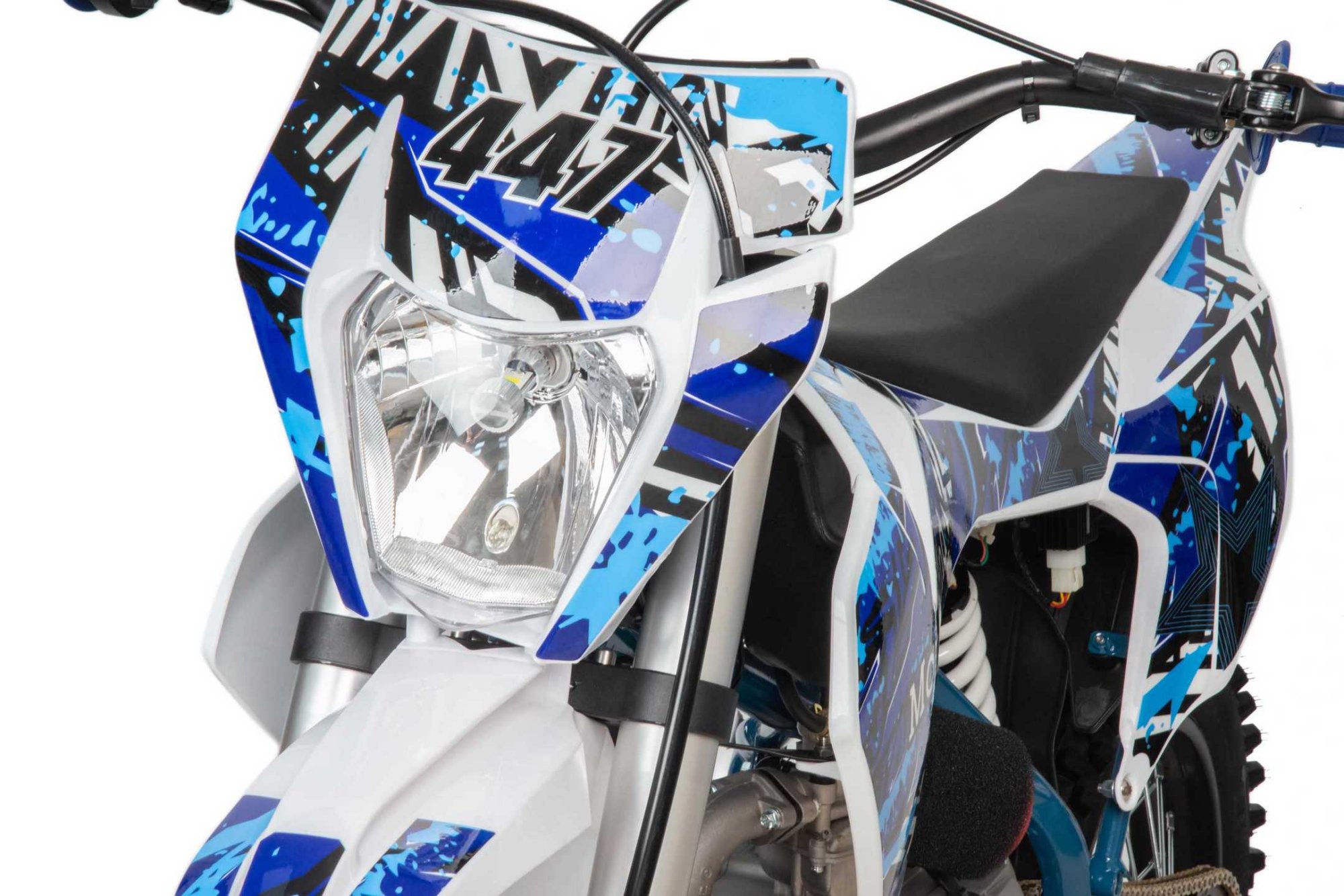 Питбайк  Motoland TCX125 E 17/14 синий NEW