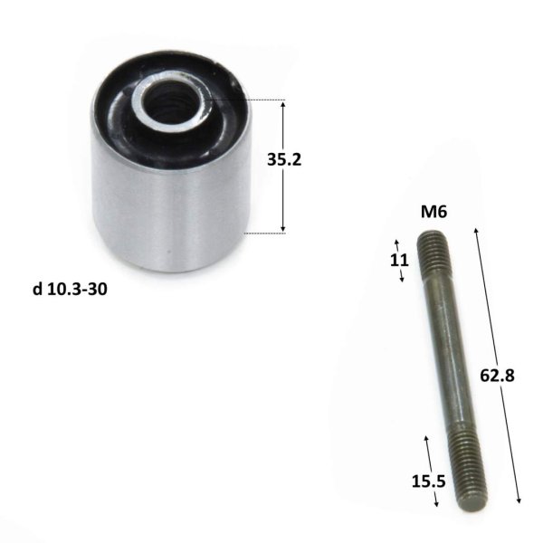 Сайлентблок маятника 30мм 139QMB 50/80см3