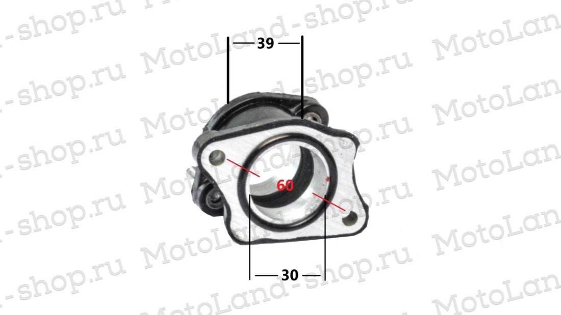 Патрубок впускной (металл) 166FMM (CBN250)