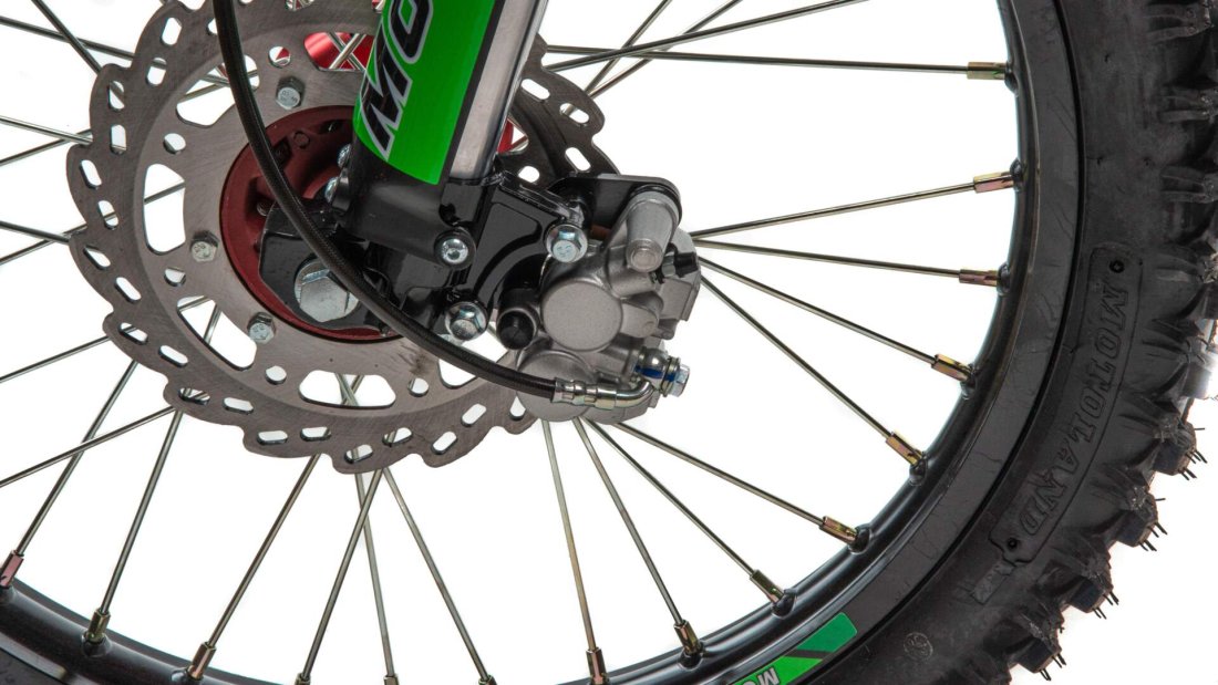 Мотоцикл Кросс Motoland XT 250 HS (172FMM-4V) (4-х клапанный) зеленый