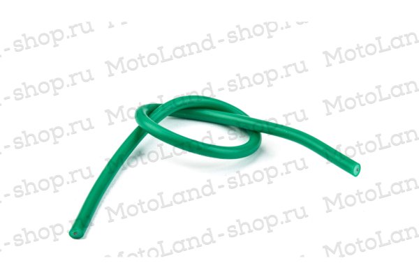 Провод высоковольтный силиконовый (зеленый) 450 mm.