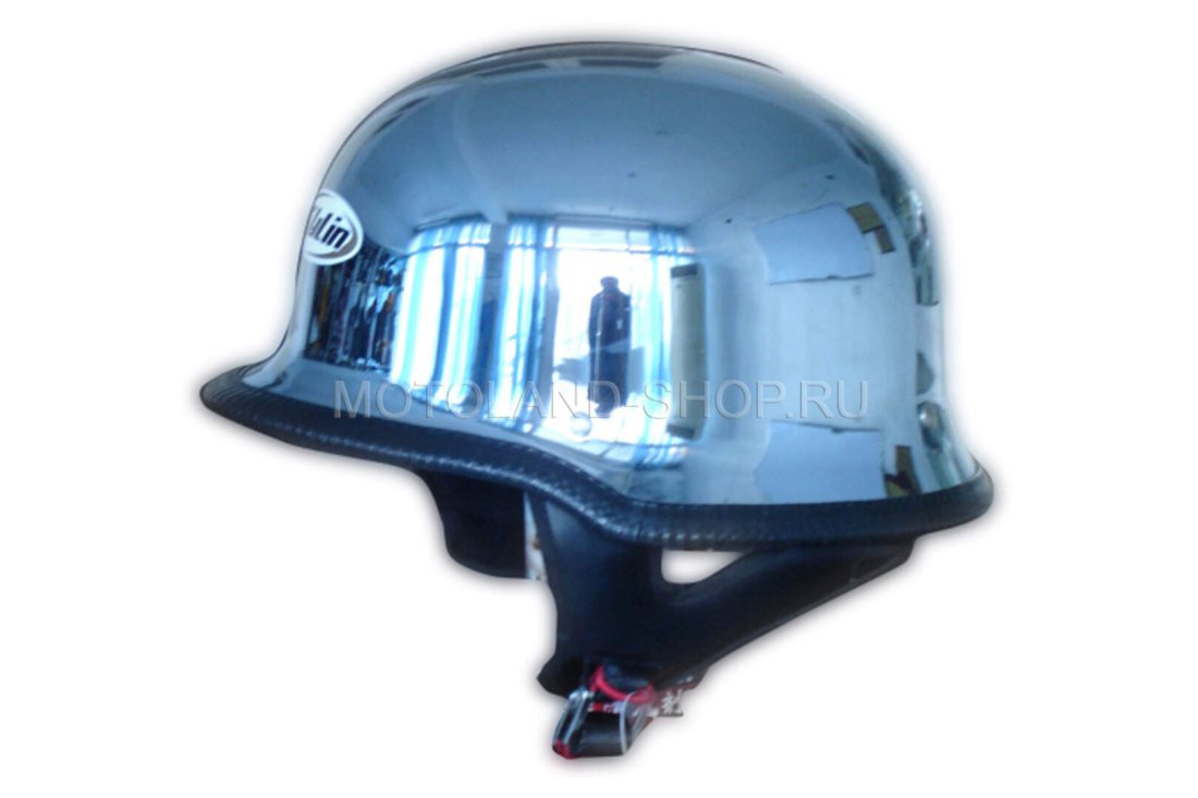 Шлем мото Kylin "Война" Хром (KY-602 Chrome)