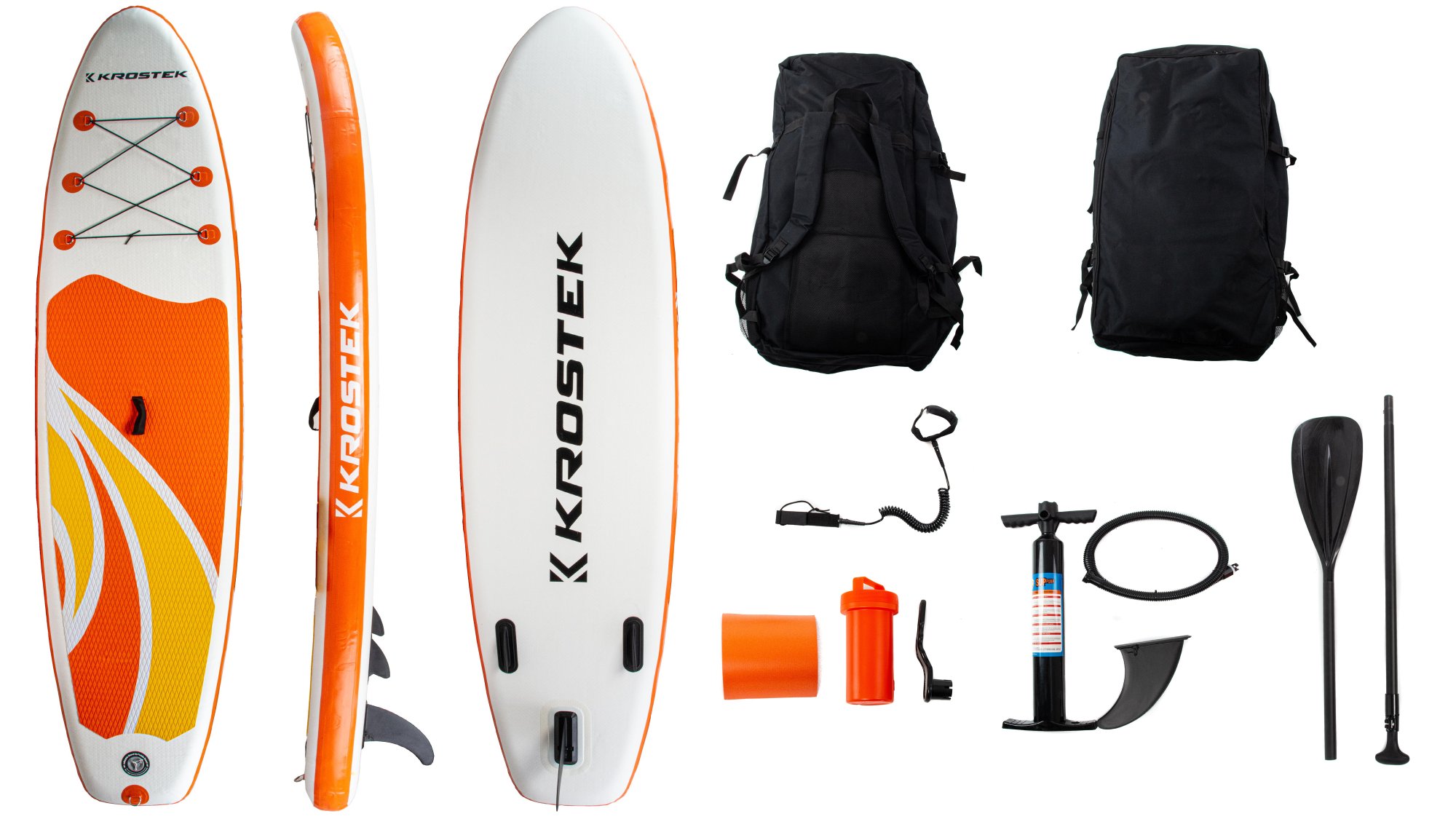 Sup-board двухслойный №2 Orange/Yellow (10.6FT)