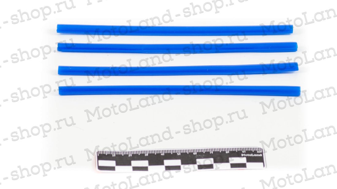 Трубки декоративные на спицы 14" (компл) синие