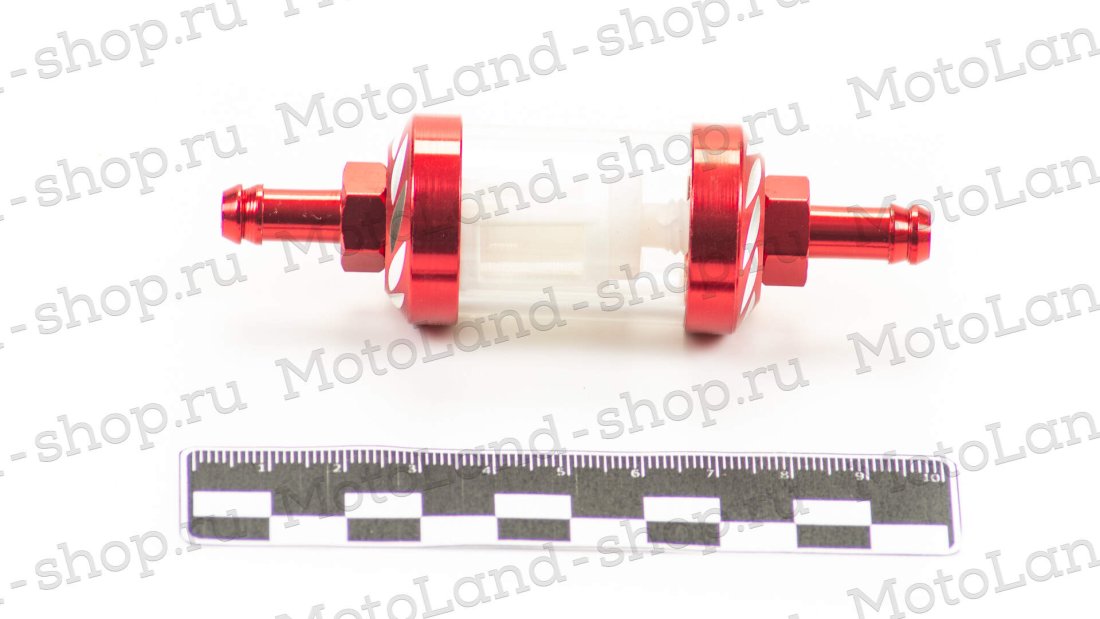 Фильтр топливный CNC красный