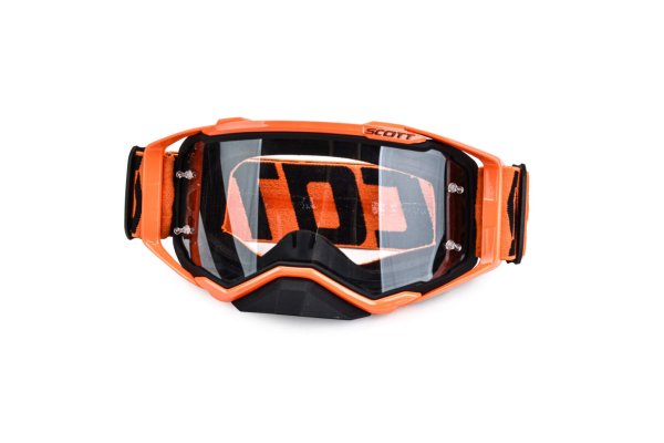 Очки мотокросс SCOTT #4  black/orange