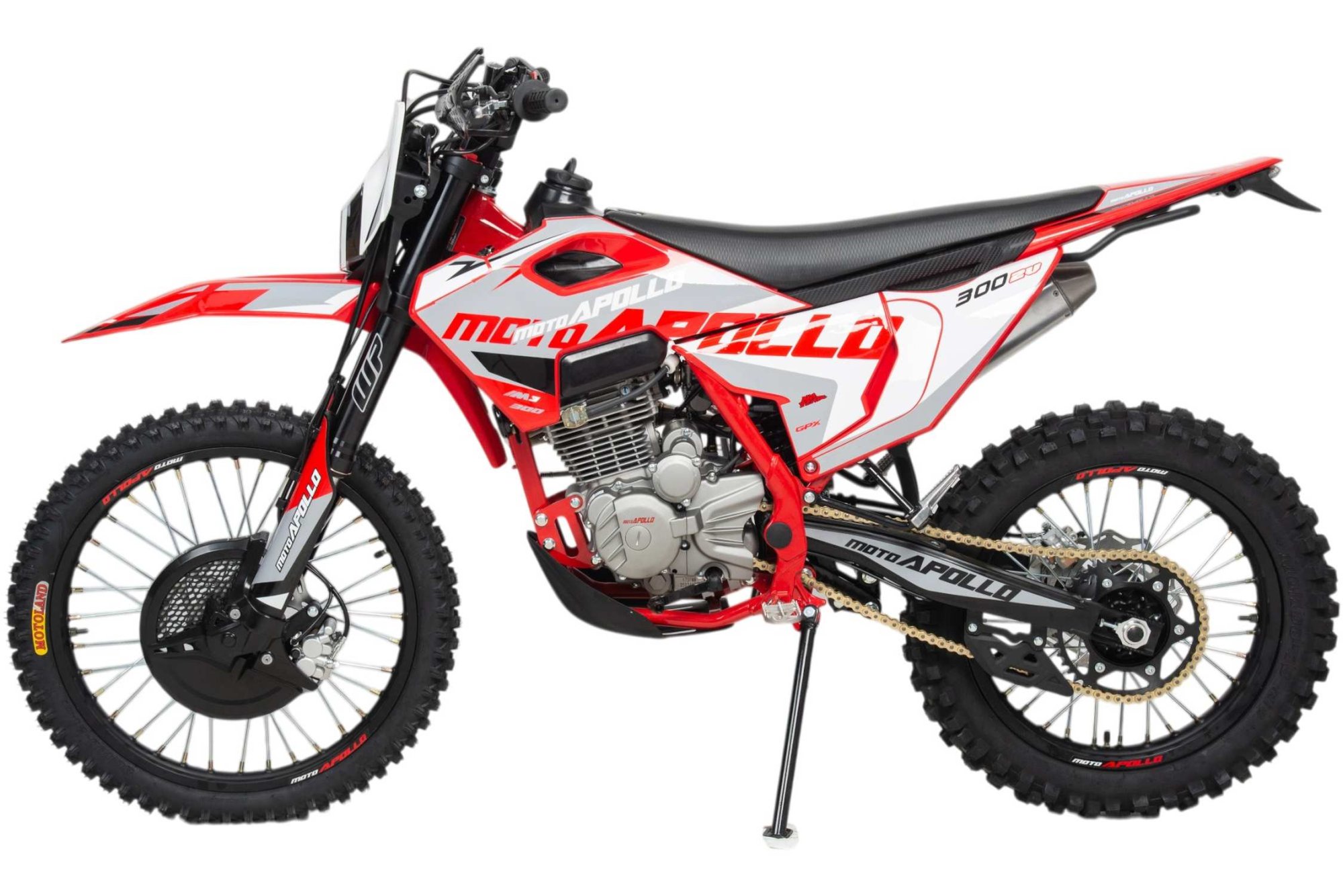Мотоцикл Кросс Moto Apollo M3 300 (175FMM) красный 2026