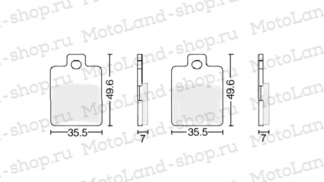 Колодки тормозные дисковые #12 X-TECH (semi-metallic) полуметаллические