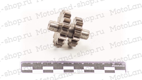 Шестерня малая двойная редукт. стартера 156FMI(CB125D)161FMJ(CB150D)163FML-2(CB200-C)169FML(CB200)