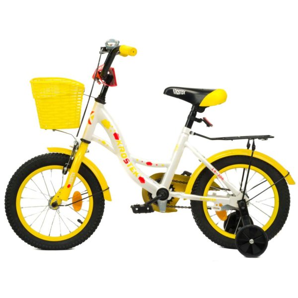 Велосипед 12" KROSTEK PLAY (желтый)