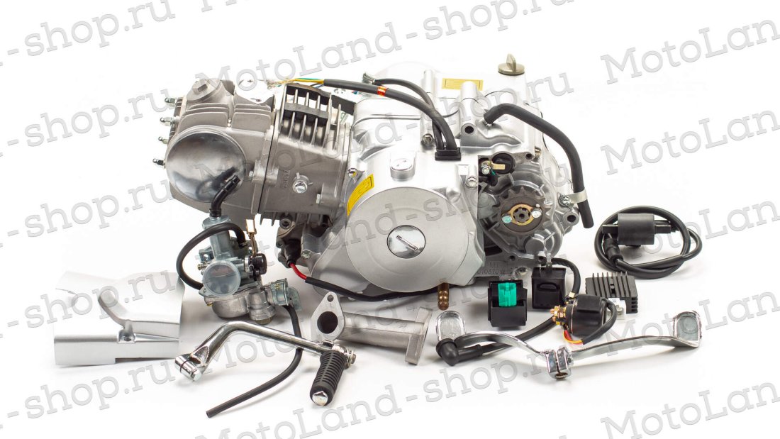 Двигатель 125см3 152FMI (52.4x55.5) механика, 4ск, нижний стартер