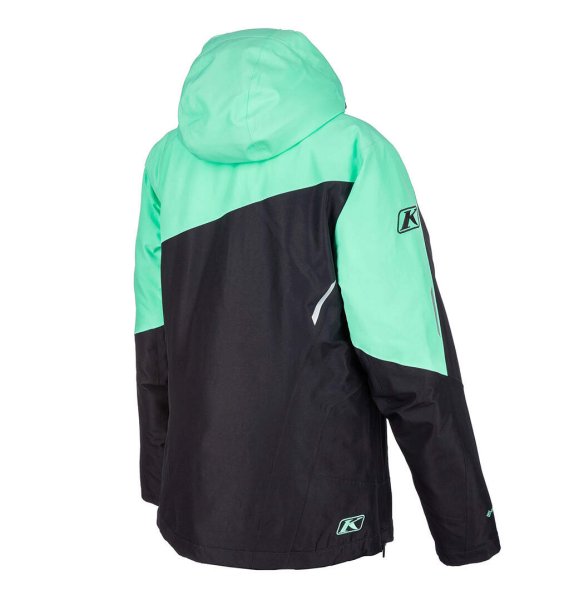 Куртка для снегохода (женская) KLIM ALLURE #4 black-green (текстиль) (S)
