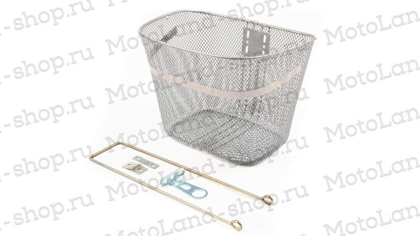 Корзина вело с кр.(черн./серебр.) 31005-05/06 уценка 