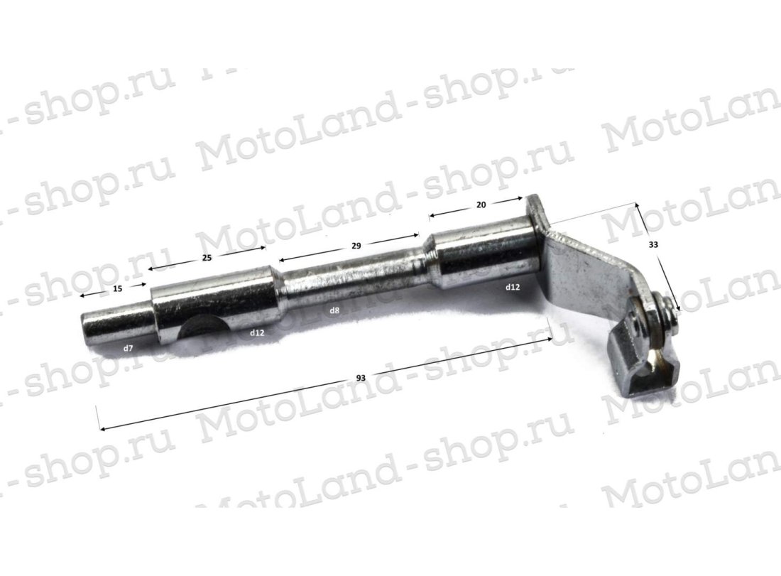 Рычаг сцепления (на двигателе) 166FMM (CGN250)