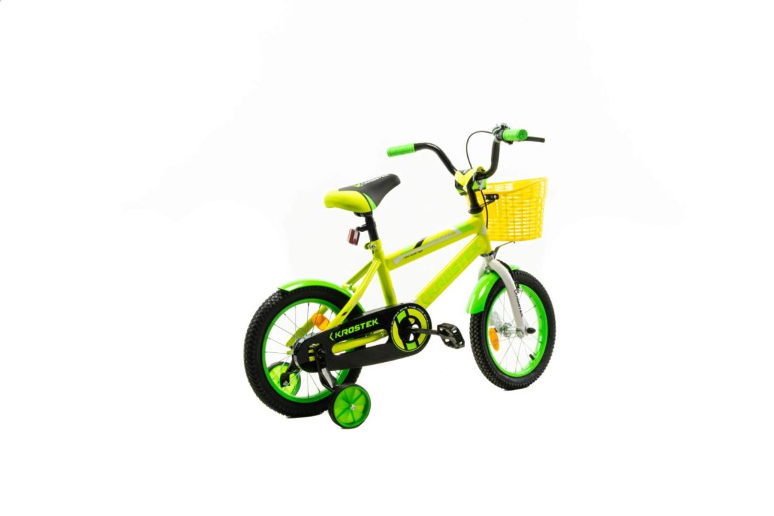 Велосипед 14" KROSTEK RALLY (желтый)
